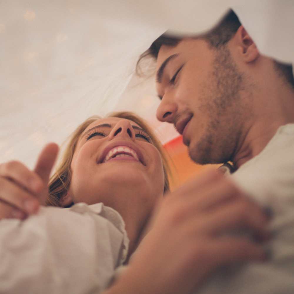 couple expressing love