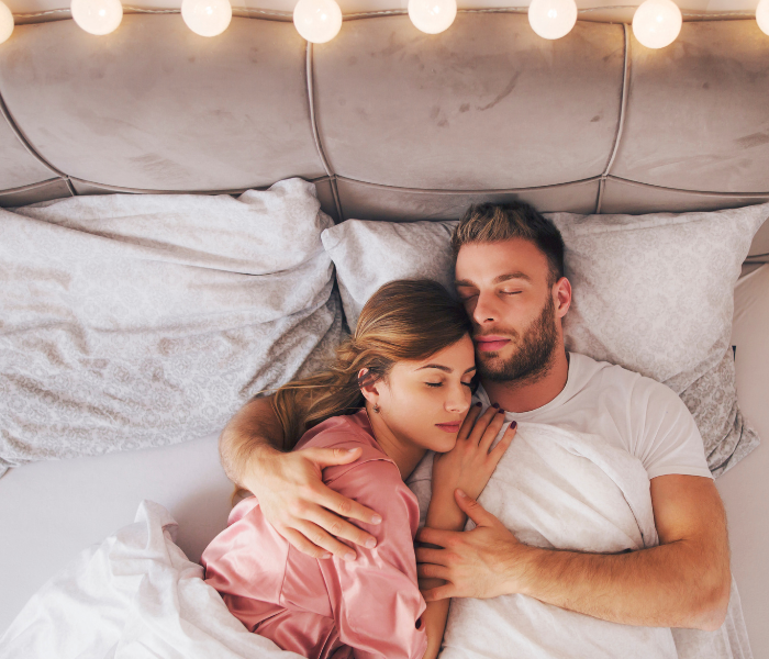 Couples sleep