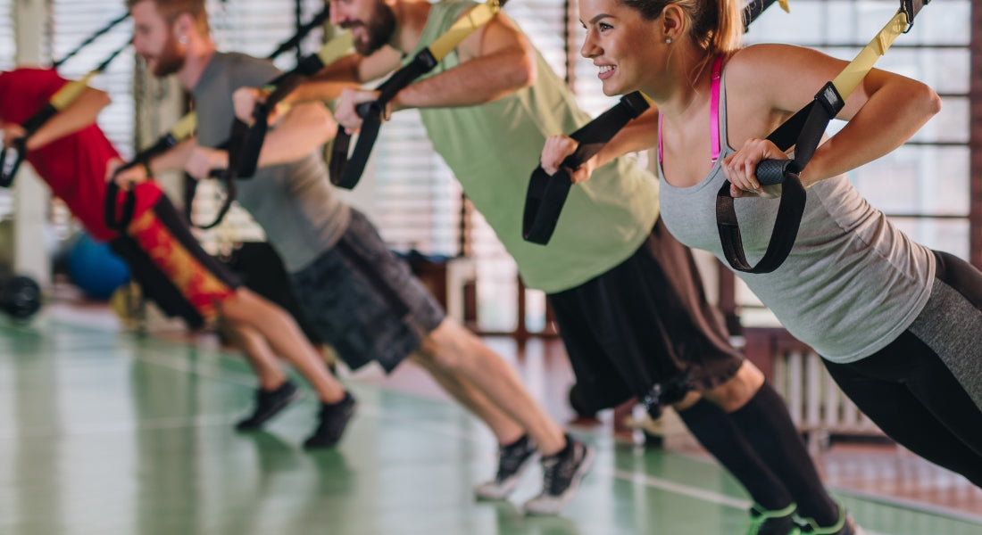 people doing exercises