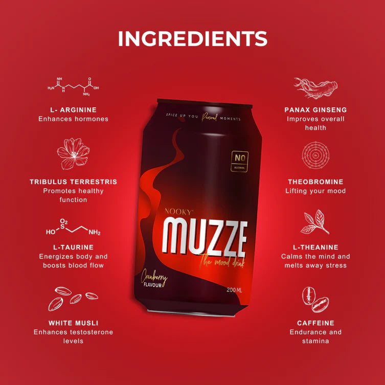 Muzze: Mood Enhancing Drink for Men & Women